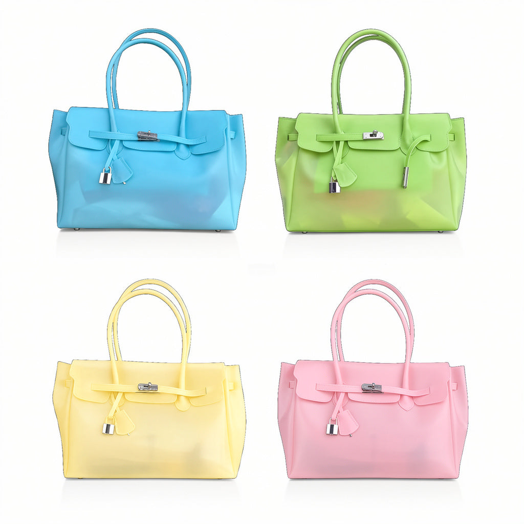 JELLO TOTE ROSE | LE SAC JELLY FIRKIN VIRAL