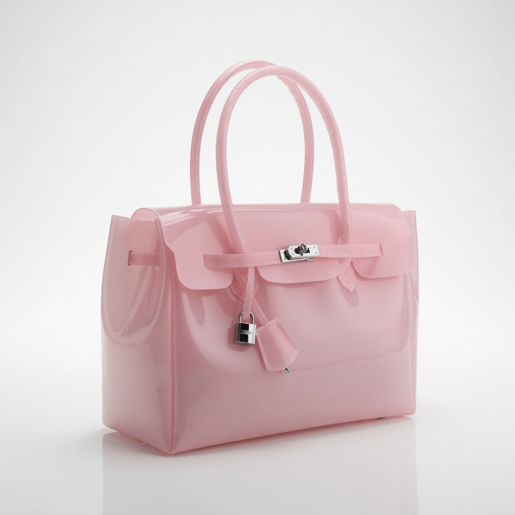 JELLO TOTE ROSE | LE SAC JELLY FIRKIN VIRAL