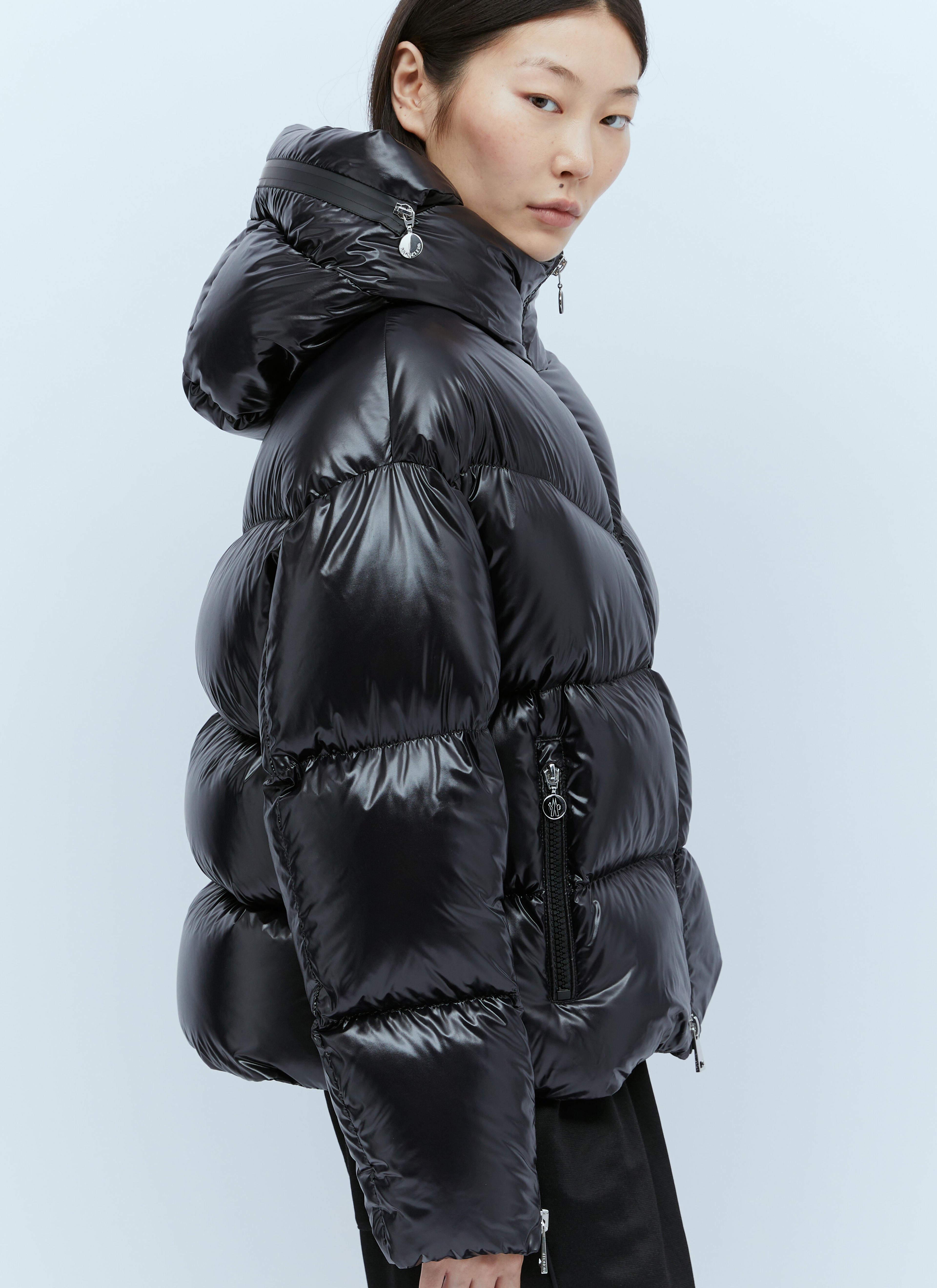 Moncler Veste Huppe en Duvet Court avec Capuche